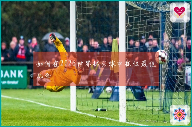 如何在2026世界杯买球中抓住最佳机会