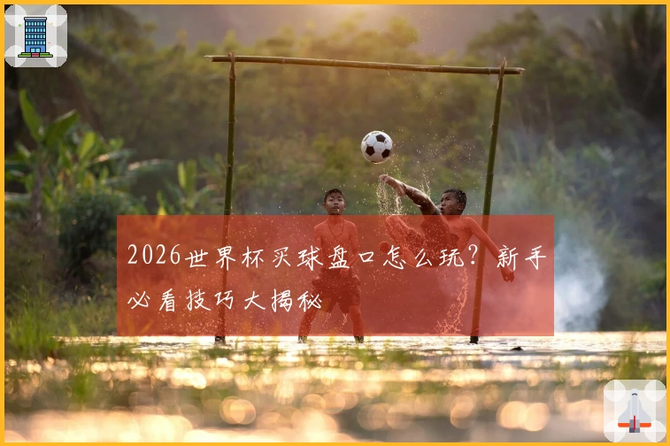 2026世界杯买球盘口怎么玩？新手必看技巧大揭秘